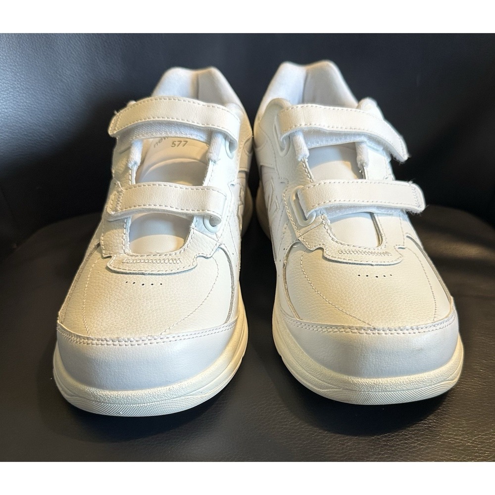 New Balance Made in USA Men's 577 VW Hook and Loop Walking Shoe, White Size 10W - Picture 3 of 12
